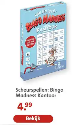 Bruna Scheurspellen: Bingo Madness Kantoor aanbieding