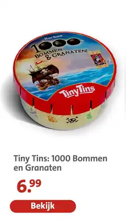 Bruna Tiny Tins: 1000 Bommen en Granaten aanbieding