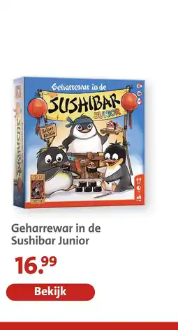 Bruna Geharrewar in de Sushibar Junior aanbieding