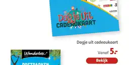 Bruna Dagje uit cadeaukaart aanbieding