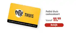 Bruna Pathé thuis cadeaukaart aanbieding