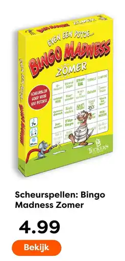 The Read Shop Scheurspellen: Bingo Madness Zomer aanbieding