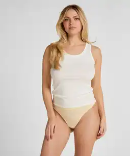 Hunkemoller Hunkemöller String Alex Geel aanbieding