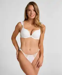Hunkemoller Hunkemöller String Posie Wit aanbieding