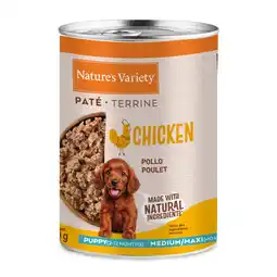 Zooplus 400g Nature's Variety Paté Medium/Maxi Puppy Kip Hondenvoer nat aanbieding