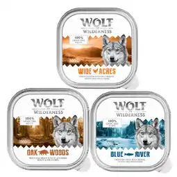 Zooplus 6x300g Adult Mixpaket: Wild Zwijn, Kip, Vis Wolf of Wilderness Hondenvoer aanbieding