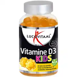 De Online Drogist Lucovitaal Vitamine D3 Kids 10mcg Gummies aanbieding
