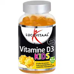 De Online Drogist Lucovitaal Vitamine D3 Kids 10mcg Gummies aanbieding