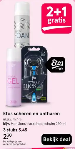 Etos Etos scheren en ontharen aanbieding