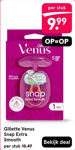 Etos Gillette Venus Snap Extra Smooth aanbieding