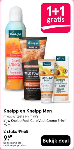 Etos Kneipp en kneipp men aanbieding