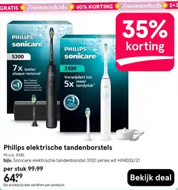 Etos Philips elektrische tandenborstels aanbieding