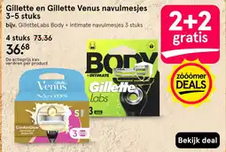 Etos Gillette en gillette venus navulmesjes aanbieding