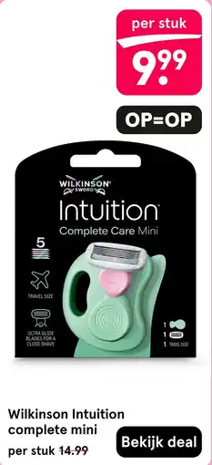 Etos Wilkinson intuition complete mini aanbieding