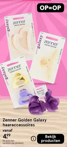 Etos Zenner Golden Galaxy haaraccessoires aanbieding