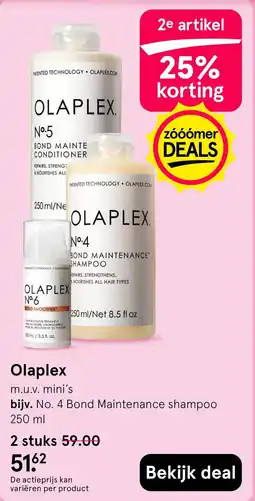 Etos Olaplex aanbieding