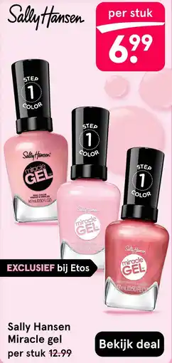 Etos Sally Hansen Miracle gel aanbieding