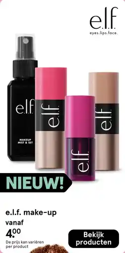 Etos e.l.f. make-up aanbieding