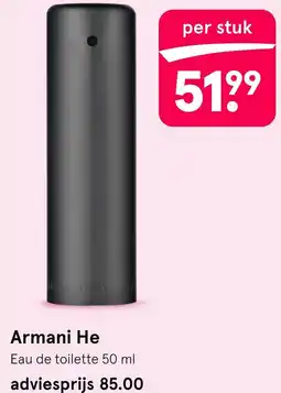 Etos Armani He aanbieding