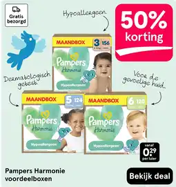 Etos Pampers Harmonie voordeelboxen aanbieding