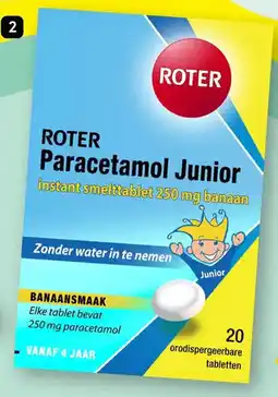 Etos Roter Paracetamol 250 mg junior aanbieding