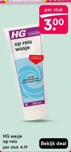 Etos HG wasje op reis aanbieding