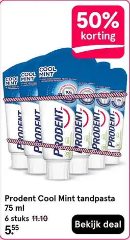 Etos Prodent cool mint tandpasta aanbieding