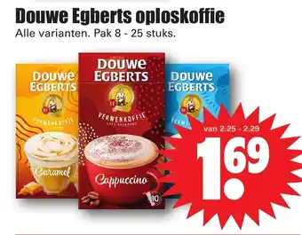 Dirk Douwe egberts oploskoffie aanbieding