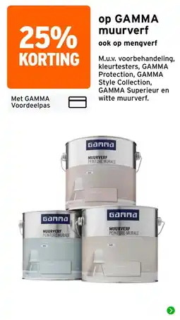 GAMMA Gamma muurverf aanbieding