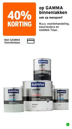 GAMMA Gamma binnenlakken aanbieding
