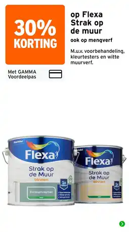 GAMMA Flexa strak op de muur aanbieding