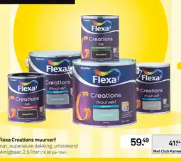 Karwei Flexa creations muurverf aanbieding