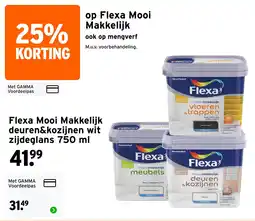 GAMMA Flexa Mooi Makkelijk deuren&kozijnen wit zijdeglans 750 ml aanbieding