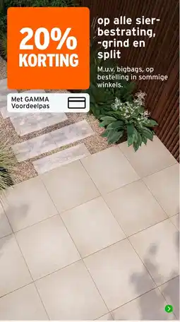 GAMMA Gamma sierbestrating aanbieding