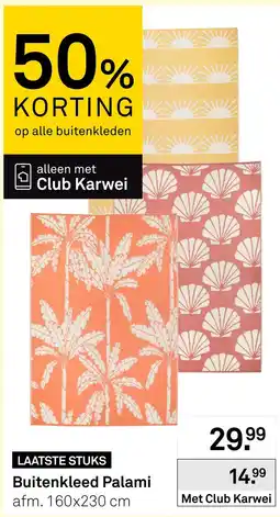 Karwei Buitenkleed Palami aanbieding