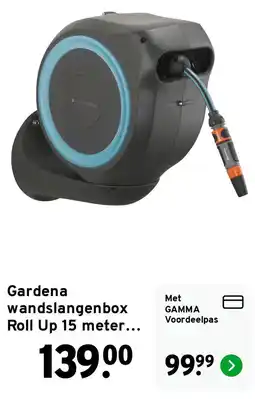 GAMMA Gardena wandslangenbox Roll Up 15 meter... aanbieding