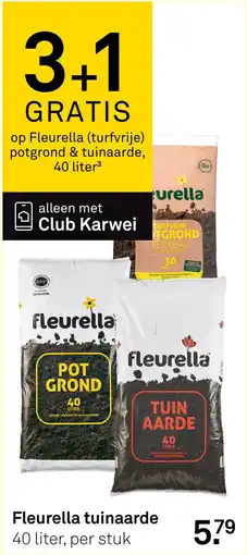 Karwei Fleurella tuinaarde aanbieding