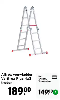 GAMMA Altrex varitrex plus 4x3 treden aanbieding