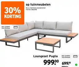 GAMMA Florion loungeset puglia aanbieding