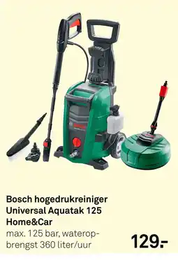 Karwei Bosch hogedrukreiniger universal aquatak 125 home&car aanbieding