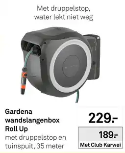 Karwei Gardena wandslangenbox Roll Up aanbieding
