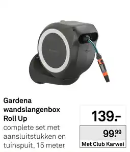 Karwei Gardena wandslangenbox Roll Up aanbieding