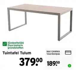 GAMMA Tuintafel Tulum aanbieding