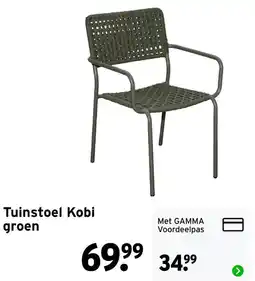 GAMMA Tuinstoel Kobi groen aanbieding