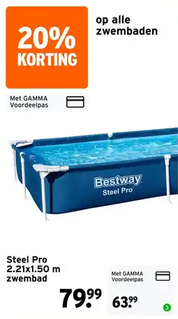 GAMMA Bestway Steel Pro zwembad aanbieding