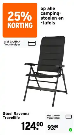 GAMMA Travellife Stoel Ravenna aanbieding