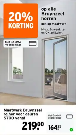 GAMMA Bruynzeel rolhor voor deuren S700 aanbieding