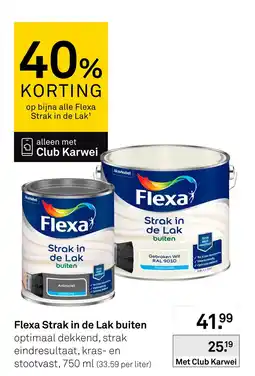 Karwei Flexa Strak in de Lak buiten aanbieding