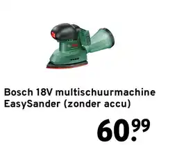 GAMMA Bosch 18V multischuurmachine easysander aanbieding
