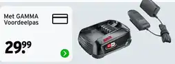 GAMMA Bosch accu aanbieding